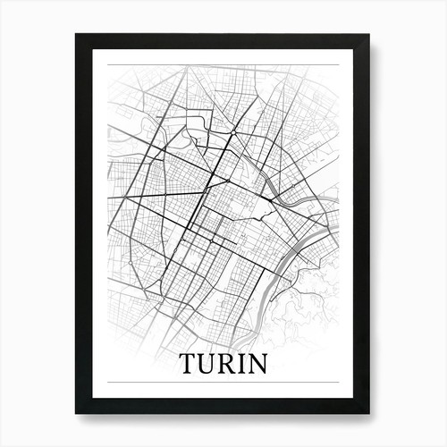 Torino italia mappa - italia,, città