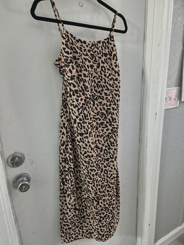Abito midi slip stampa
