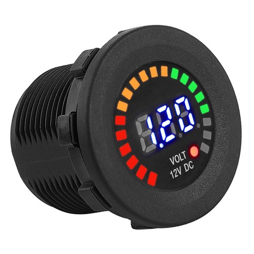 Voltmetro 12v led display - 12v,