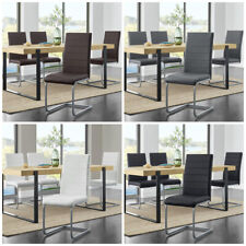 Sedia a dondolo in pelle 2/4/6/8 sedie sala da pranzo sedia a dondolo sedia da cucina