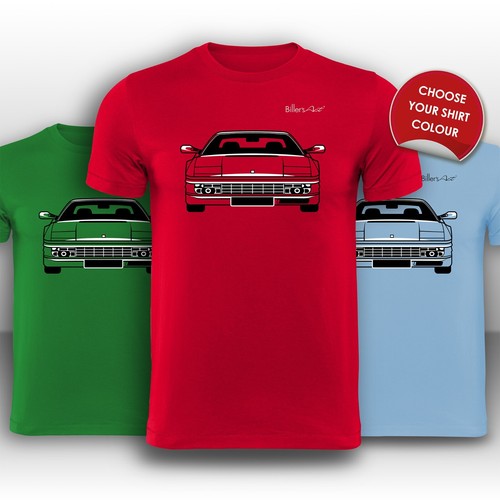 Shirt ferrari testarossa - t-shirt,