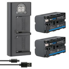 2x batteria + caricatore LCD