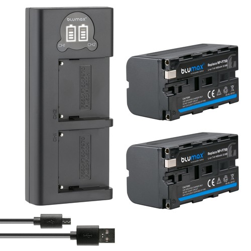 Batteria caricatore lcd - batteria, +
