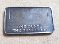 One ounce fine - one, silver