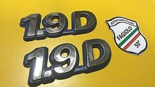 SCRITTA " 1,9 D " LOGO BRAVO STEMMA CP.2PZ. SIGLA FIAT SCUDO FREGIO PLASTICA ABS