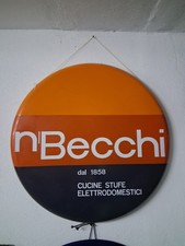 Insegna Smaltata Bottone Targa