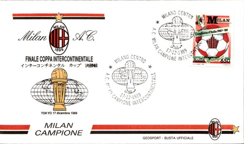 Busta ufficiale milan - ufficiale, a.c