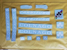 Kit adesivi compatibili colnago carbitubo bianco  old decal
