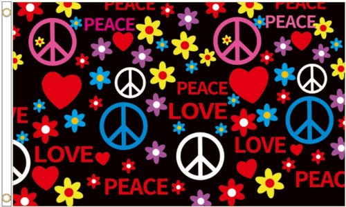Bandiera poliestere peace - bandiera,