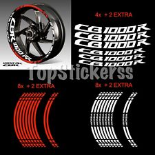 Honda  CB 1000 R adesivi cerchi moto CB1000R cross  strisce  adesivo decal sport