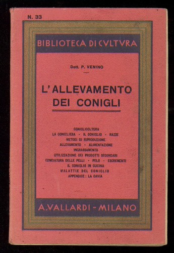 Venino allevamento dei - p., l'allevamento