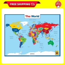 Poster laminato mappa del - poster,