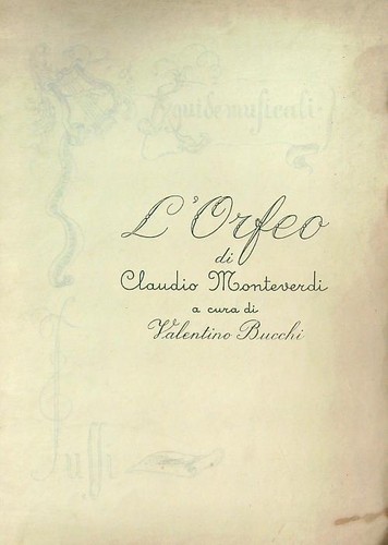 Orfeo claudio monteverdi - claudio,