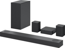 LG S75QR 5.1.2 soundbar e subwoofer + altoparlanti surround Atmos DTS:X nero