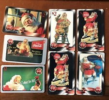 Lotto Coca Cola Sprint Phone Card- n. 10 Carte telefoniche 1996 97 Babbo Natale