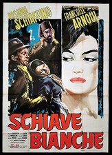 SCHIAVE BIANCHE poster manifesto Arnoul Schiaffino bal des espions Symeoni D35