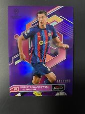 TOPPS CHROME FINEST LEWANDOWSKI  /299 PURPLE FC BARCELLONA