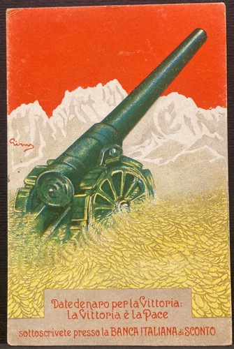 Ww1 cartolina prestito - ww1,