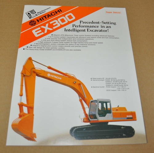 Hitachi ex300 excavator - hitachi,
