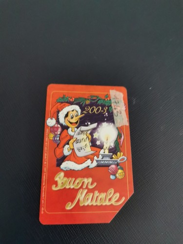 Scheda telefonica pinocchio - scheda,