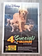 Locandina Poster 4 Cuccioli da salvare 1988