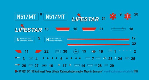 Peddinghaus decals 3261 - peddinghaus-decals, 1/87