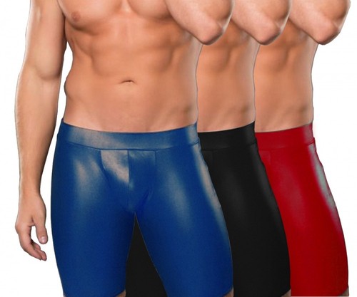 Sexy pelle pantaloncini uomo - sexy,