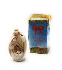 Small Holy Family Resin. 8 cm
