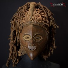 Eccezionale vecchia maschera Ovimbundu - Angola