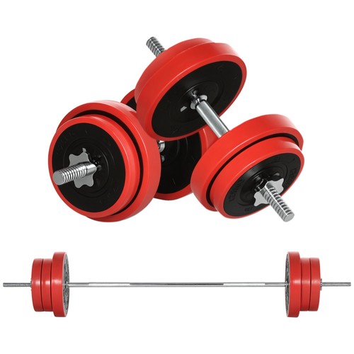 Homcom set bilanciere dischi - homcom, e
