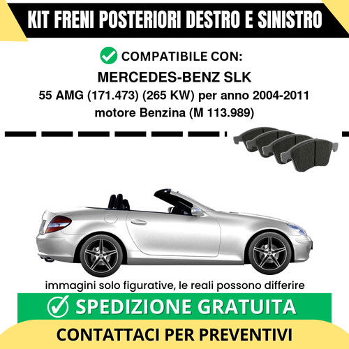 Pastiglie freno posteriori - pastiglie,