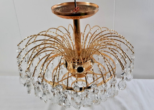 Lampadario cascata luci - a,