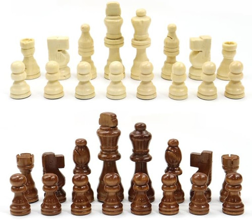 Set pedine scacchi legno - set, in