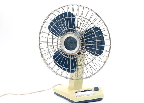 Vecchio ventilatore tavolo - vecchio, da