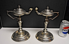 2 Lampade da camera in peltro