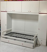 Cameretta a ponte spaziosa  colore bianco 