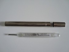 Antico termometro medico (con astuccio metallico)