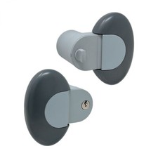 Maniglia Meroni Pigio PremiApri ingresso uffici verniciato grigio/scuro P13E