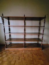 Libreria in noce massello 800