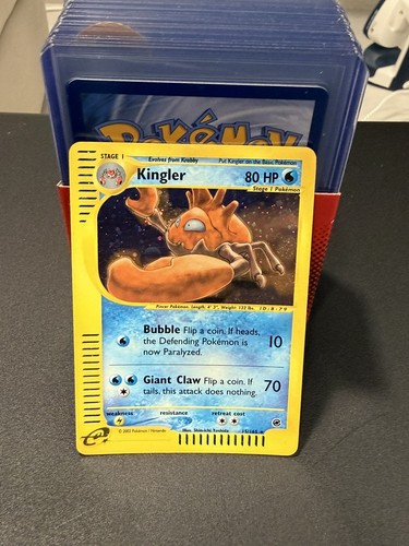 Pokemon card kingler - kingler, 15/165