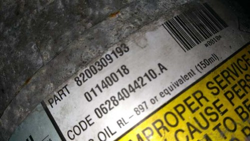8200309193 compressore aria