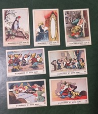 7 splendide figurine Elah anteguerra BIANCANEVE E I SETTE NANI (1938) OTTIME