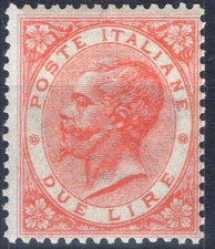 REGNO D'ITALIA 1863-65 2 LIRE