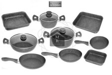 SET 12 PEZZI PENTOLE PADELLE