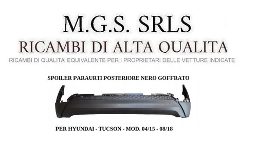 Spoiler paraurti posteriore - paraurti,