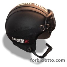 Casco vintage in pelle