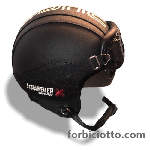 Casco vintage pelle - casco, in