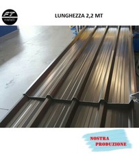 LAMIERA GRECATA Per  COPERTURA 1010 MM Lunghezza 2200 MM Colori Tdm/rs/Bg