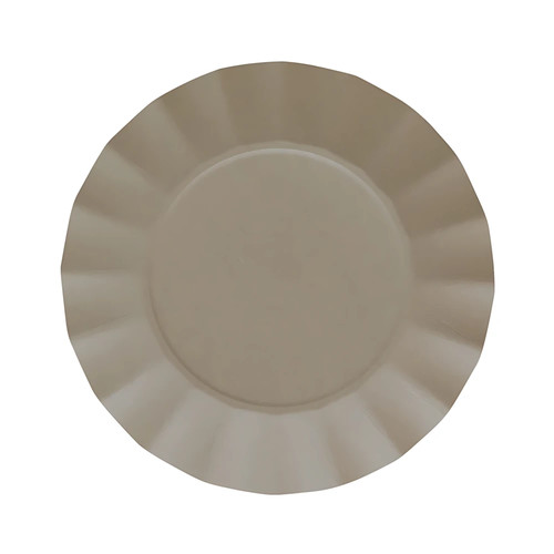 Piatti taupe grandi - taupe, in