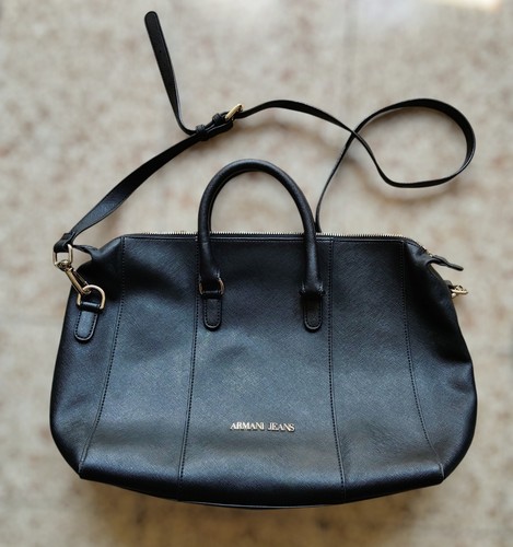 Borsa mano armani jeans nera - a,